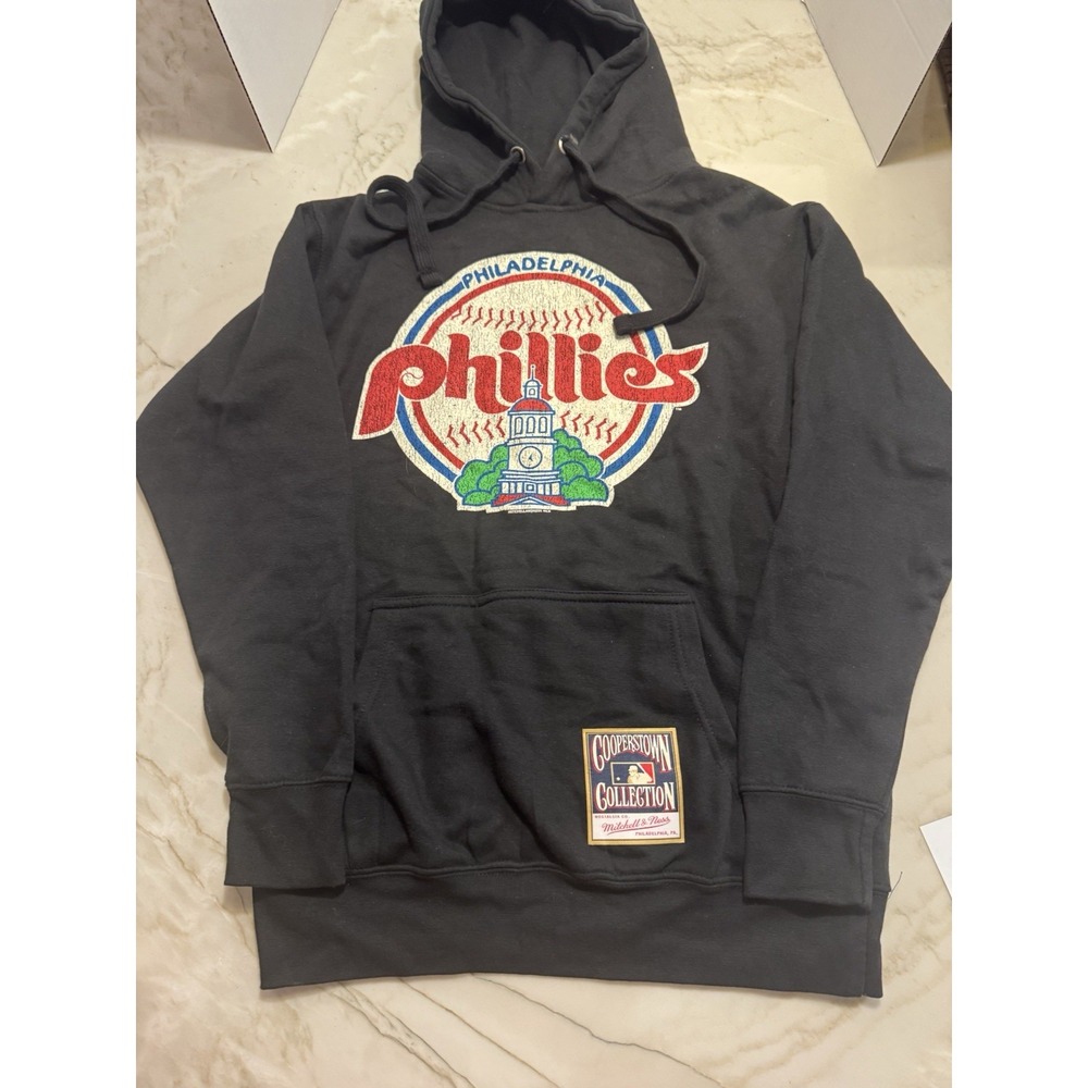 Mitchell & Ness Philadelphia Phillies Cooperstown Collection Hoodie Black S